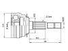 Jeu de joints, arbre de transmission CV Joint Kit:96243573