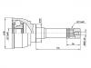 Gelenksatz, Antriebswelle CV Joint Kit:44010-60A20