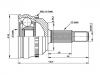 Jeu de joints, arbre de transmission CV Joint Kit:77 01 352 133